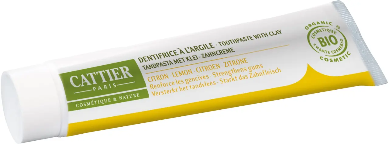 Cattier Dentargile Dentifrice Citron 75ml - Pharmacie Agnès Praden à Alès