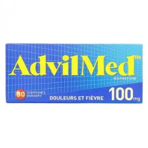 Gsk AdvilMed 100mg 30 Comprimés 
