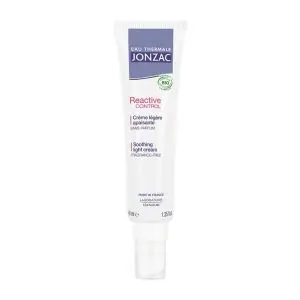 Jonzac Reactive Control Crème Légère Apaisante Bio 40 ml - Pharmacie Agnès Praden à Alès