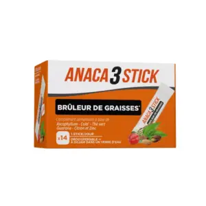 Anaca3 Stick Brûleur de Graisses 14 Sticks
