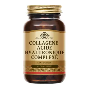 Solgar Collagène Acide Hyaluronique Complexe 30 comprimés