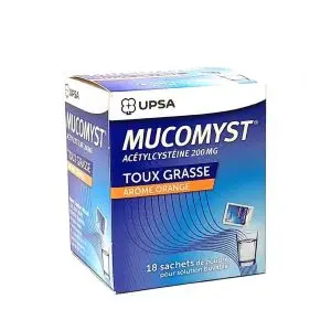 Upsa Mucomyst 200mg 18 Sachets
