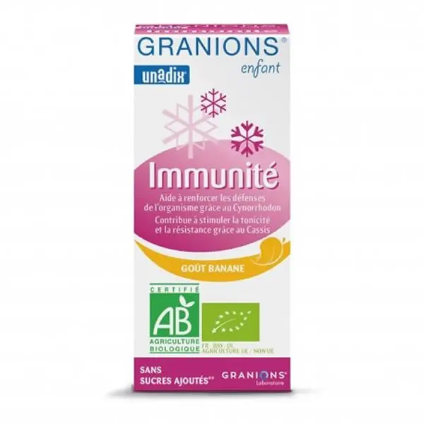 Laboratoire des Granions enfant immunité 125ml - Pharmacie Agnès Praden à Alès