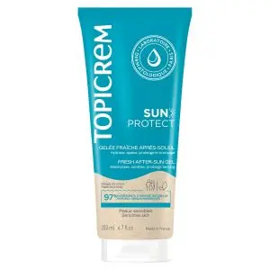 Topicrem Sun Protect Gelée Fraîche Après-Soleil Visage et Corps 200ml - Pharmacie Agnès Praden à Alès