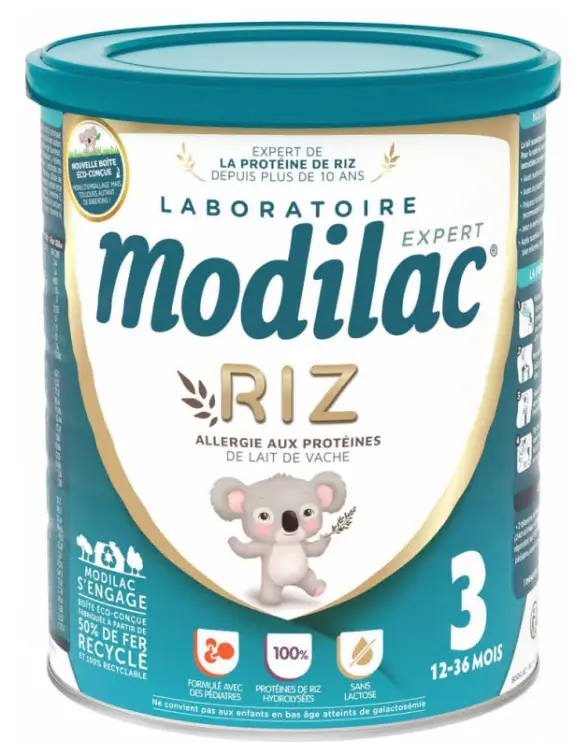 Modilac Expert Riz 3 Lait dès 12 mois 800 g