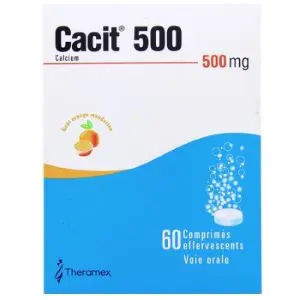 Theramex Cacit 500mg 60 Comprimés Effervescents 