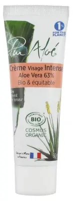 Pur Aloé Crème Visage Intense à l'Aloe Vera 63% Bio 50 ml