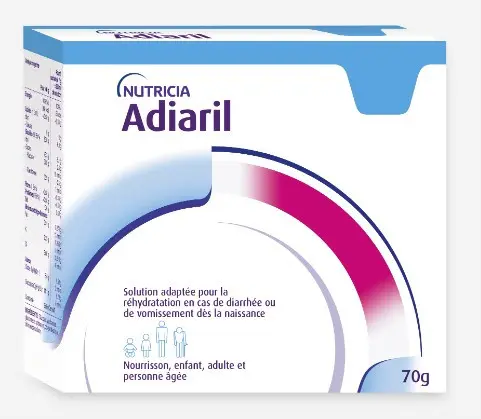 Adiaril Solution de Réhydratation 10 sachets 7 g