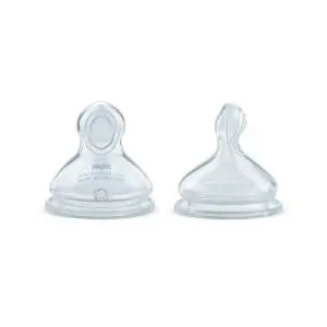 Nuk Tétine Silicone 6-18M Flow Control Boite de 2