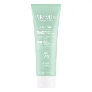 Melvita Nectar Pur 3en1 Masque Exfoliant Soin Ciblé Bio 75ml