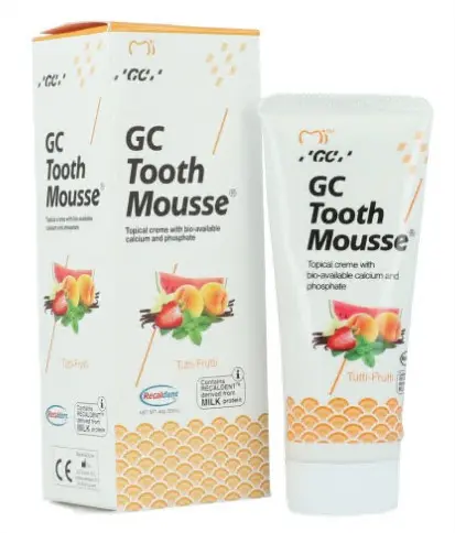 GC Tooth Mousse Tutti Frutti sans fluor 40g