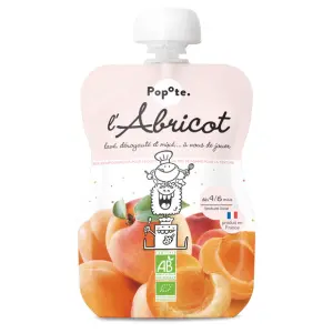 Popote Gourde Abricot Bio 120g
