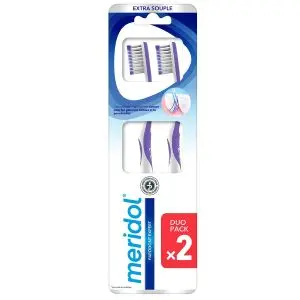 Meridol Brosse à Dents Extra Souple Paradont Expert 2x