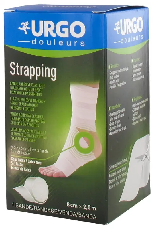 Urgo Strapping 8 cm x 2,5 cm - Pharmacie Agnès Praden à Alès