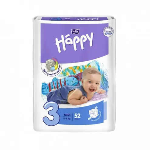 Happy Couche T3 x 50 - 5/9Kg
