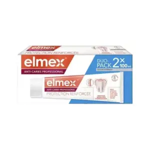 Elmex Dentifrice Anti-Caries Professionnel Protection Renforcée Pack 2 x 100 ml