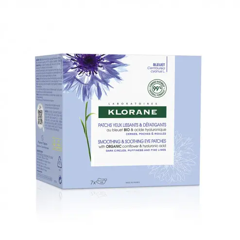 Klorane Patchs Lissants et défatigants au bleuet 7*2 patchs - Pharmacie Agnès Praden à Alès