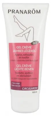 Pranarôm Circularom Gel Crème Jambes Légères Bio 100 ml