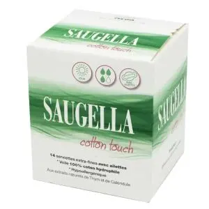 Saugella Extra-Fines Jour 14 Serviettes