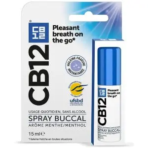 Cb12 Spray Haleine Fraîche Sans Alcool Arôme Menthe 15ml - Pharmacie Agnès Praden à Alès