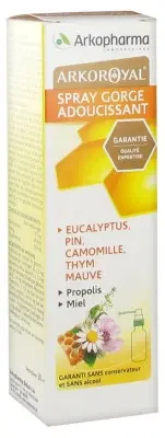 Arkopharma Arkoroyal Spray Adoucissant pour la Gorge 30ml - Pharmacie Agnès Praden à Alès