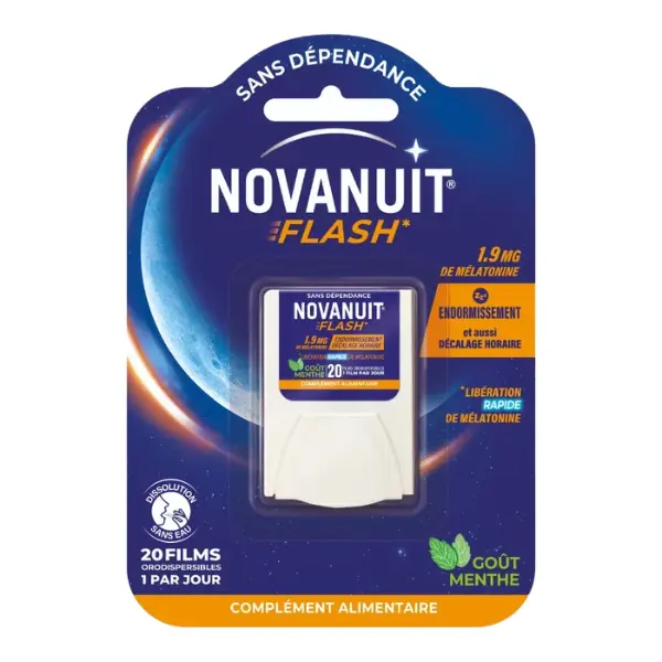 Novanuit Flash 20 Films Orodispersible