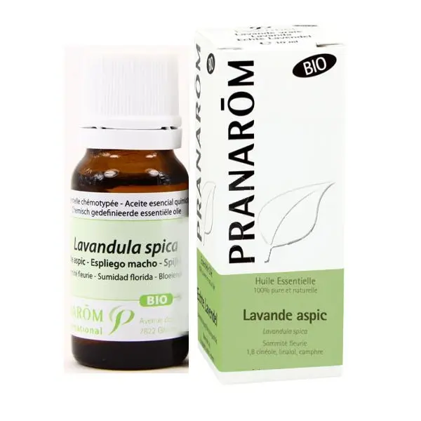 Pranarôm Huile Essentielle Bio Lavande Aspic 10 ml