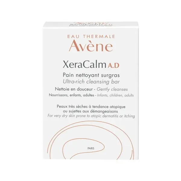 Avène Xeracalm A.D Pain Nettoyant Surgras 100g - Pharmacie Agnès Praden à Alès