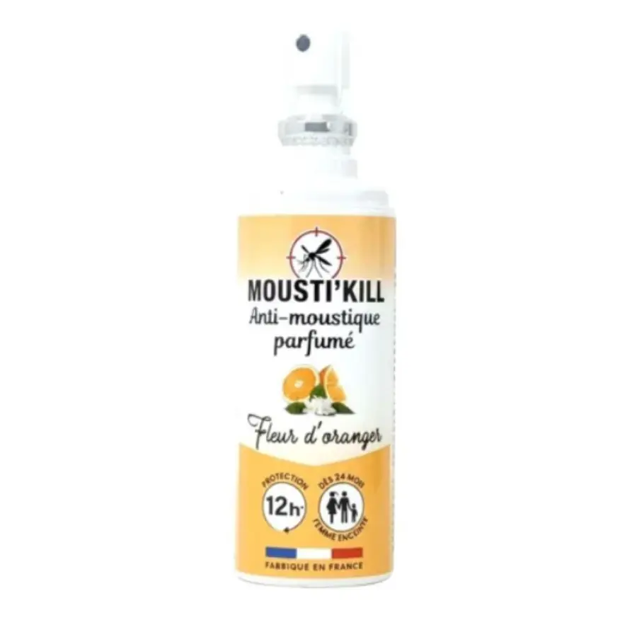 Mousti'Kill Spray Anti Moustiques Tropiques Fleur Oranger - Pharmacie Agnès Praden à Alès