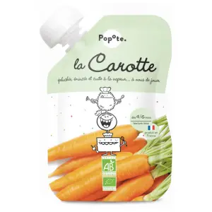 Popote Gourde Carotte Bio 120g