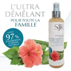 SJR Spray Ultra-Démêlant Sans Rinçage - Enfants et Adultes, 250ml