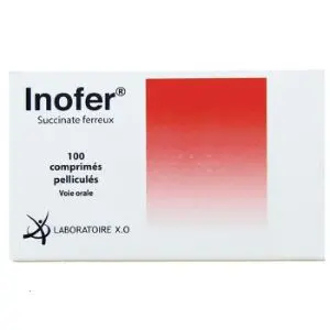Xo Laboratoires Inofer 100 mg 100 Comprimés Pelliculés