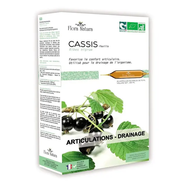 Flora Natura® Cassis BIO 20 Ampoules