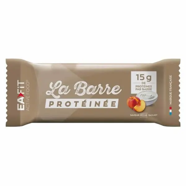 Ea Fit la barre protéinée 46g - saveur pêche yaourt  