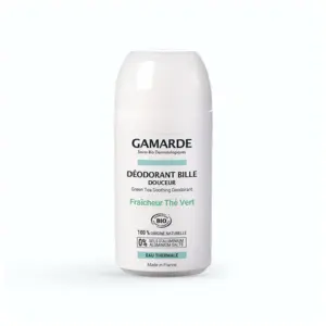Gamarde Hygiène Douceur Déodorant Bille Douceur Bio Fraîcheur Thé Vert 50 ml - Pharmacie Agnès Praden à Alès