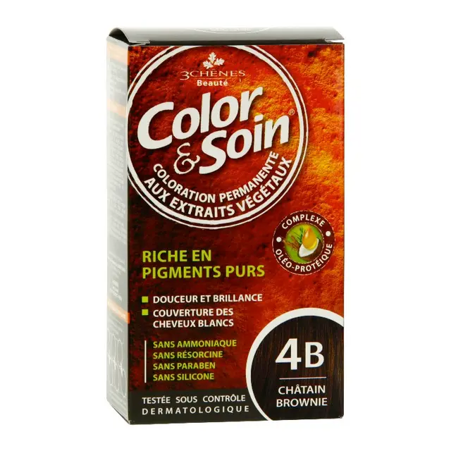 Les 3 Chênes Color & Soin 4B Châtain Brownie 135ml