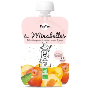 Popote Gourde Mirabelle Bio 120g