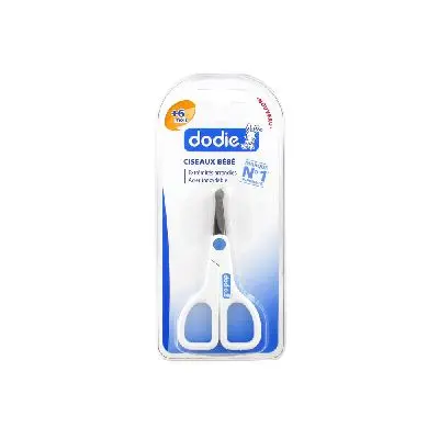 Dodie Ciseaux Bébé 6 Mois et + blister de 1 paire de ciseaux