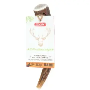 Zolux Bois de Cerf Entier S friandise à Mâcher Pour Chien de 10 à 25 kg