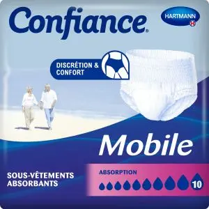 Confiance Mobile Absorption 10 Slips Taille XL x14