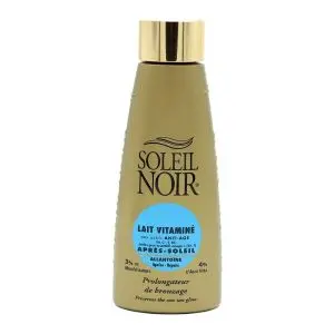Soleil Noir N°11 Lait Vitaminé Apres Soleil Anti-âge Prolongateur De Bronzage 150ml