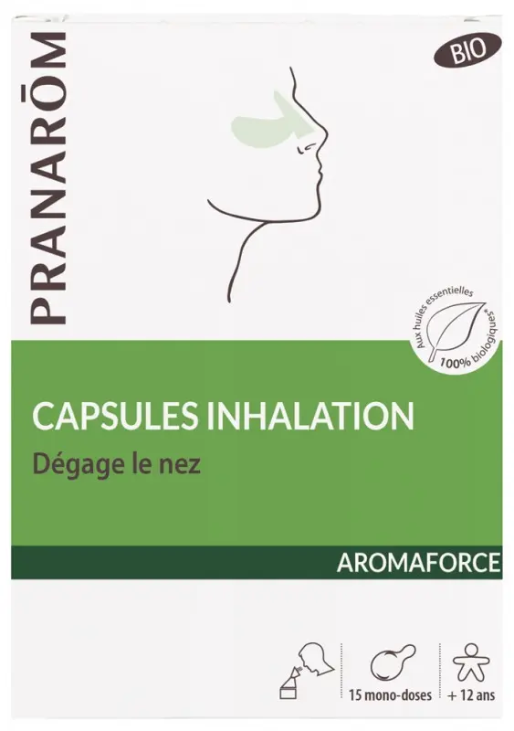 Pranarôm Aromaforce 15 Capsules Inhalation Bio