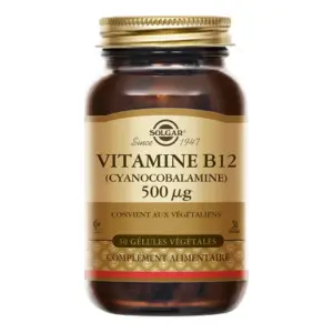 Solgar Vitamine B12 (cyanocobalamine) 50 gélules