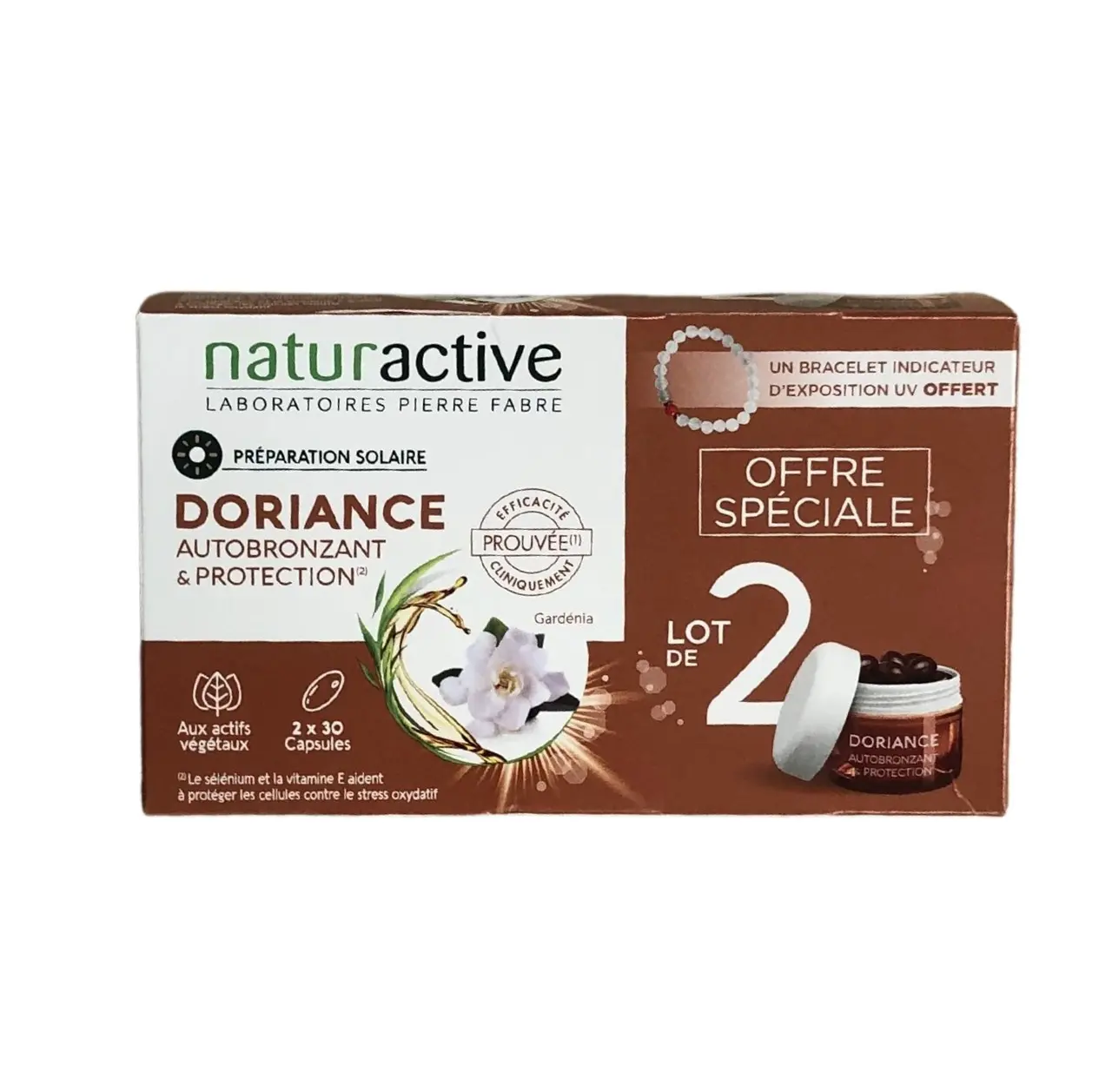 Doriance Autobronzant & Protection 2*30 Caps - Pharmacie Agnès Praden à Alès