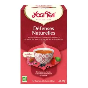 Yogi Tea Infusion Biologique Défenses Naturelles 17 Sachets