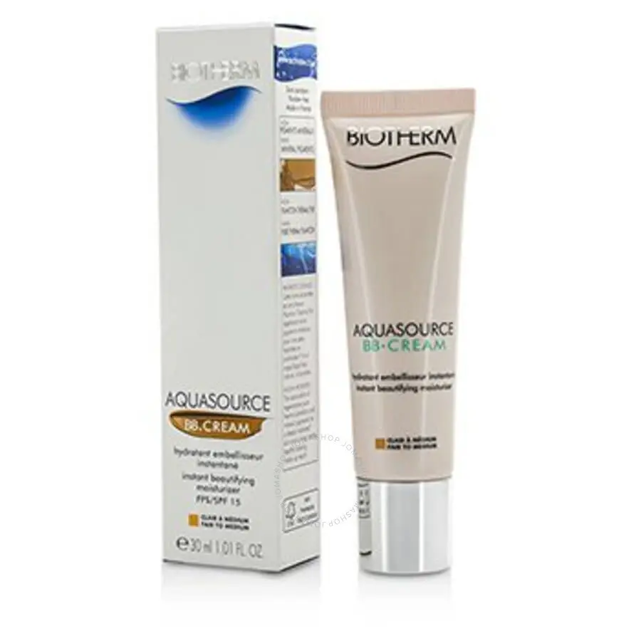 Biotherm Aquasource BB Cream Hydratant SPF15 30 ml : Clair à Médium - Pharmacie Agnès Praden à Alès