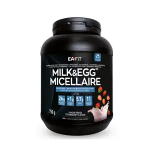 Eafit Milk & Egg 95 Micellaire Goût : Fraise 750g