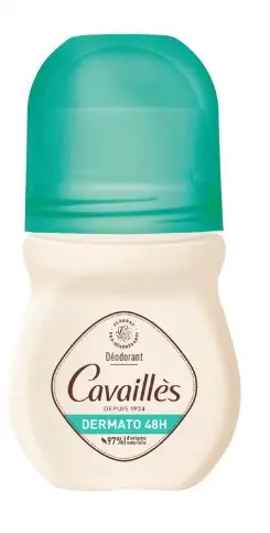 Cavailles Déodorant Dermato 48H Roll-On 50ml - Pharmacie Agnès Praden à Alès