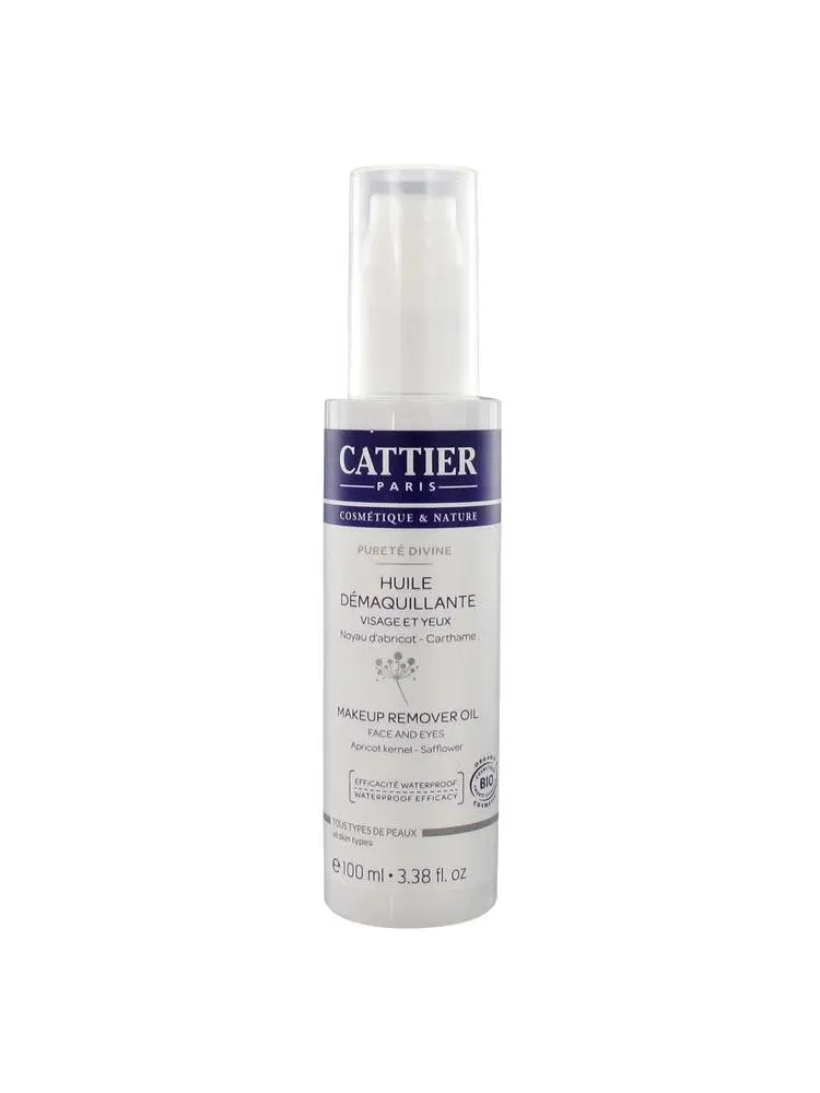 Cattier Pureté Divine Huile Démaquillante 100 ml - Pharmacie Agnès Praden à Alès