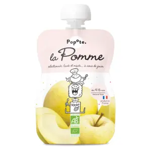 Popote Gourde Pomme Lisse Bio 120g